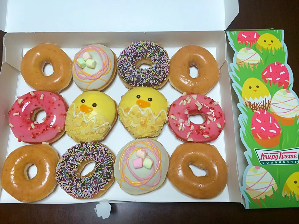 Krispy Kreme donuts easter ver.|Maribeth Trinidad Nakamuraさん