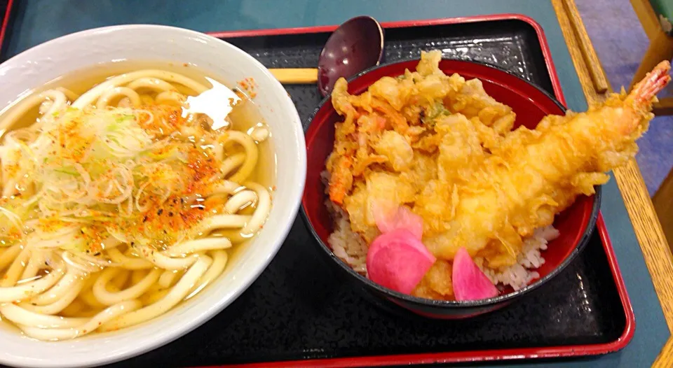 天丼&うどんランチ👯|maruruさん