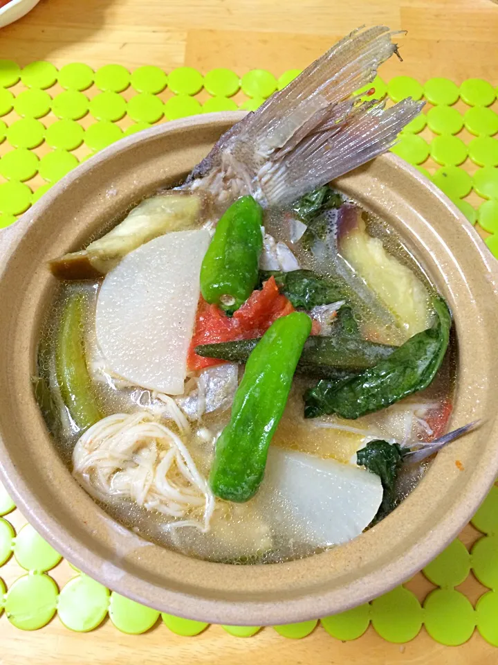 Snapdishの料理写真:Sinigang sa mizo|gachiyunaoさん