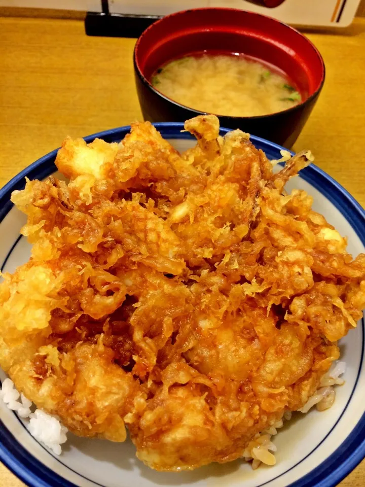 昨夜の載せ残し。かき揚げ天丼。|Takashi H.さん