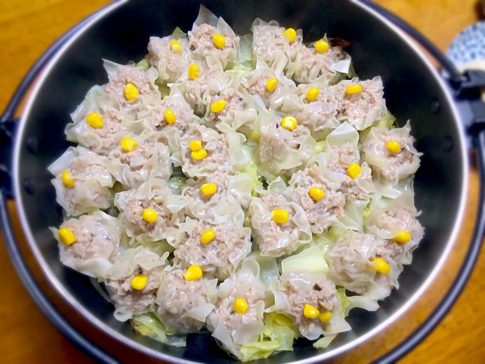 すき焼き鍋で肉しゅうまい|Atsukoさん