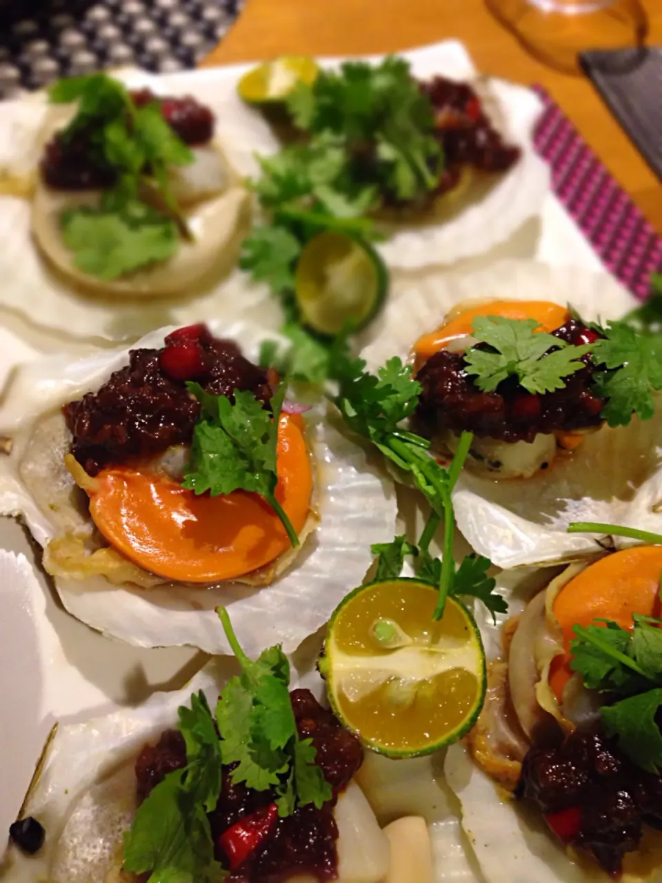 Scallops with miso chili|willzさん