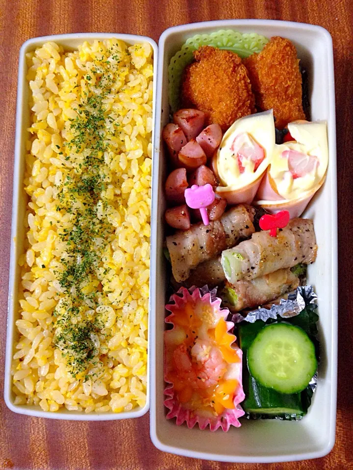 Snapdishの料理写真:チャーハン弁当|Satanさん