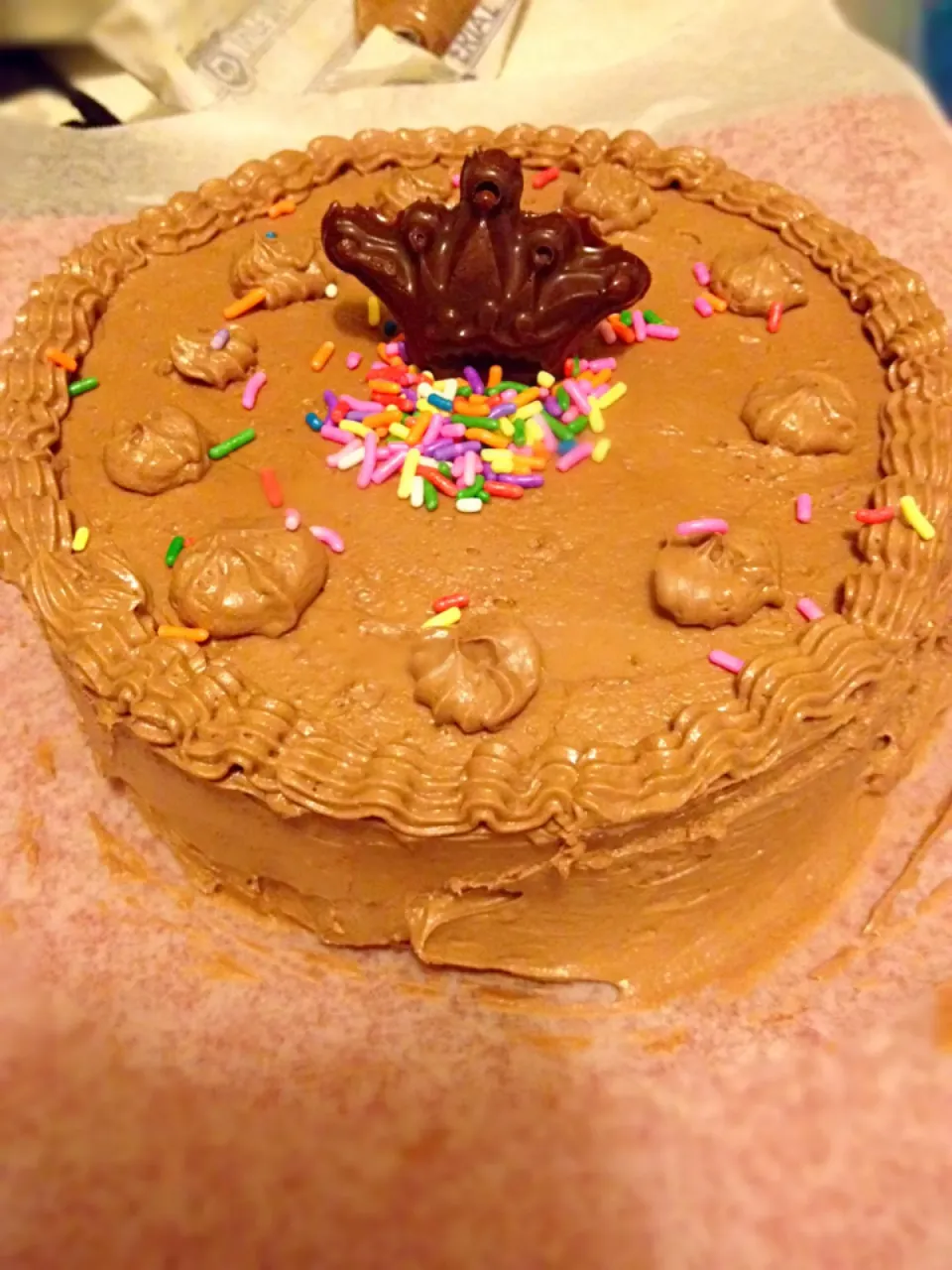 american style butter chocolate cake|rinariさん