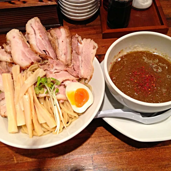 Snapdishの料理写真:煮干白湯つけ麺〜幻の中華そば 加藤屋食堂|なお🅿️さん