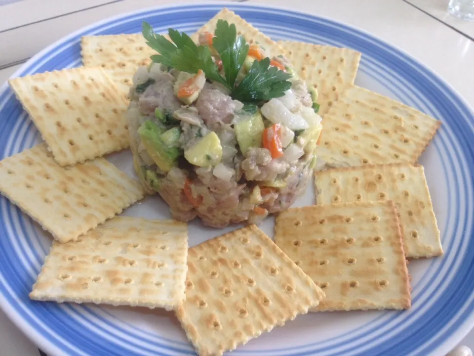 Tartar de pescado Bonito|Justo Romeroさん