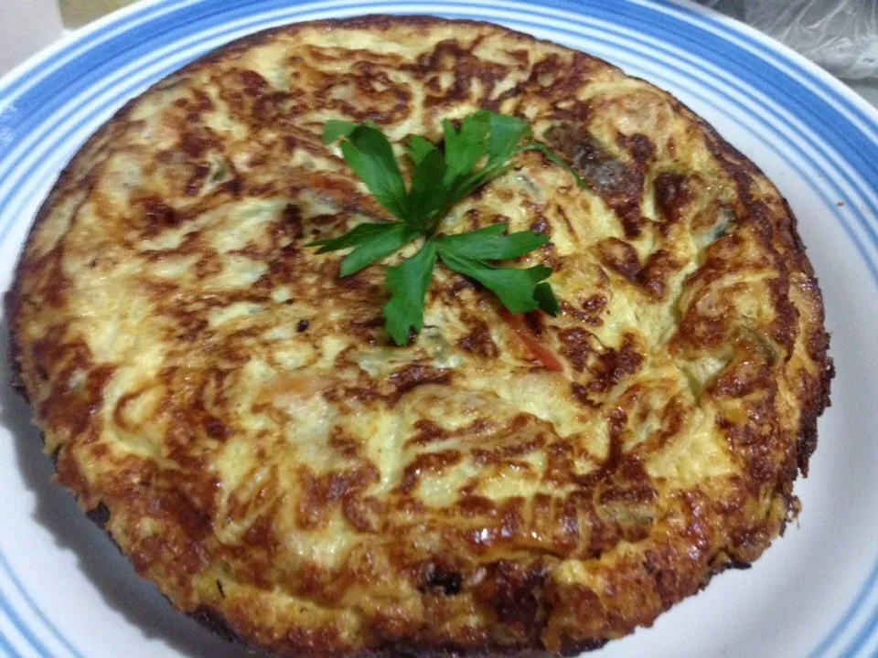 Tortilla de hueveras de pescado|Justo Romeroさん