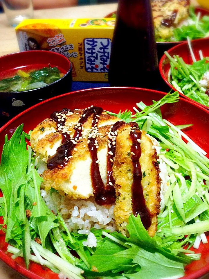 なんちゃって味噌カツ丼|かずきっちんさん