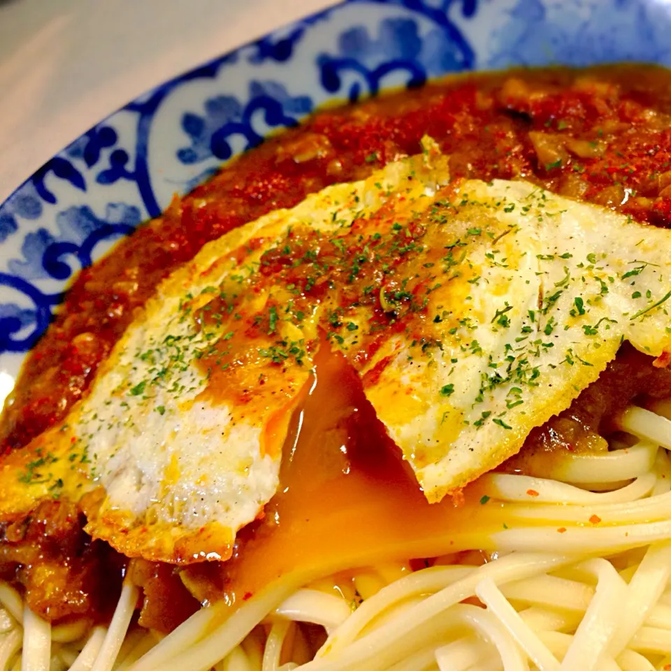 「特製辛口キーマカレーうどん」|TETSU♪😋さん