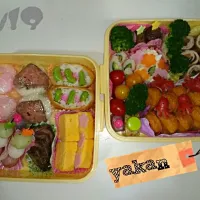 花見弁当…4時起き ノД`)…