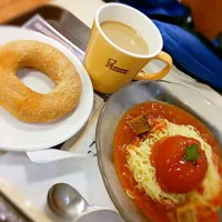 Snapdishの料理写真:冷やしトマトジュレ麺|二胡さん