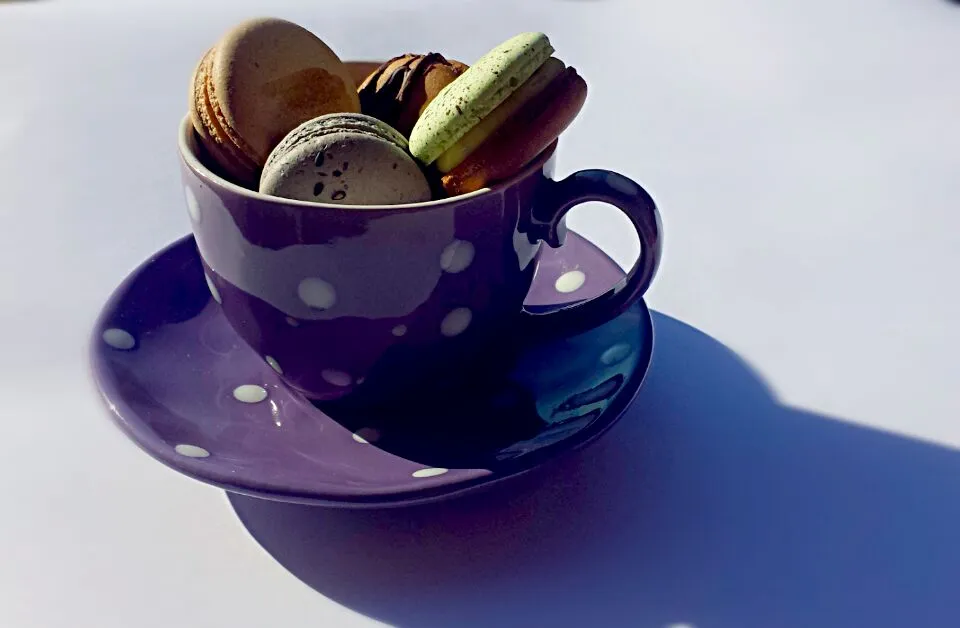 Macarons for tea or in tea????? by DouxAmour. Visit me on facebook for more ;)|Carol Chungさん