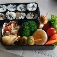 Snapdishの料理写真:4月18日の自分弁当|Nobuko  Kuwataさん