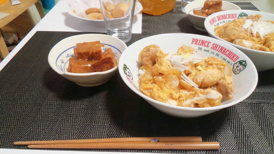 親子丼
厚揚げの味噌煮|wolfさん