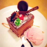 Snapdishの料理写真:チョコレートケーキ♡|はなおさん