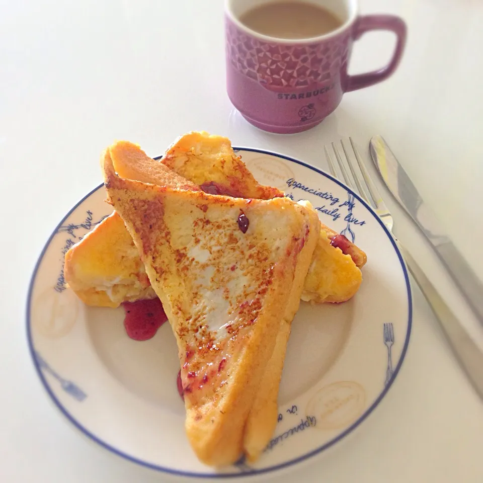 Stuffed French Toast|kimincyuさん