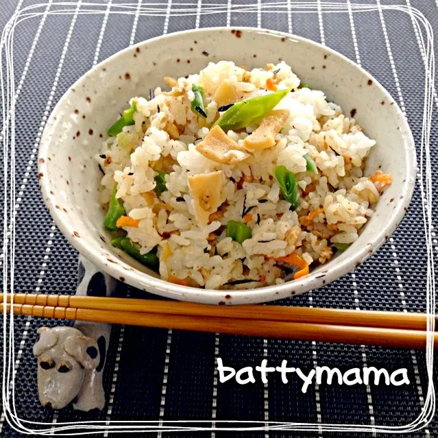 たけのこ混ぜご飯〜☆battymamaの晩ごはん〜☆|ばってぃーまま＠♪さん