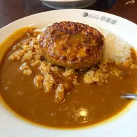 Snapdishの料理写真:チーズインハンバーグカレー|Yuumi.Kさん