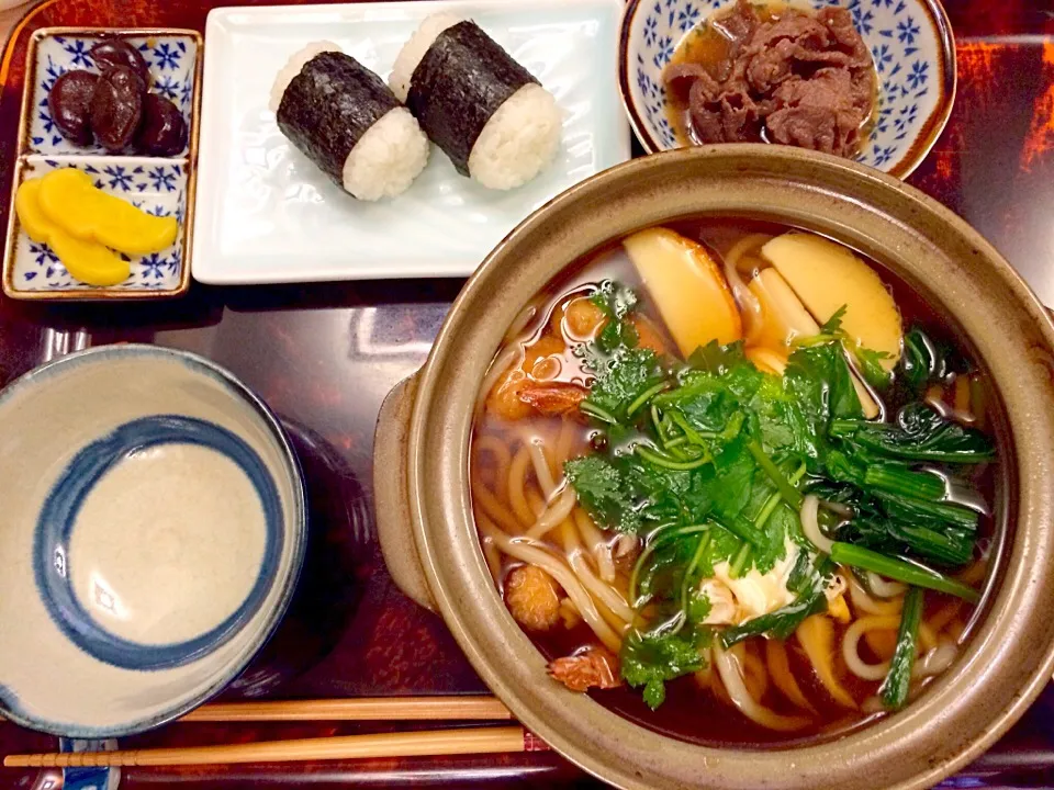 我が家の鍋焼きうどんセット|Food is lifeさん