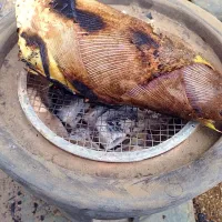 筍の炭火焼き|タカヒロさん