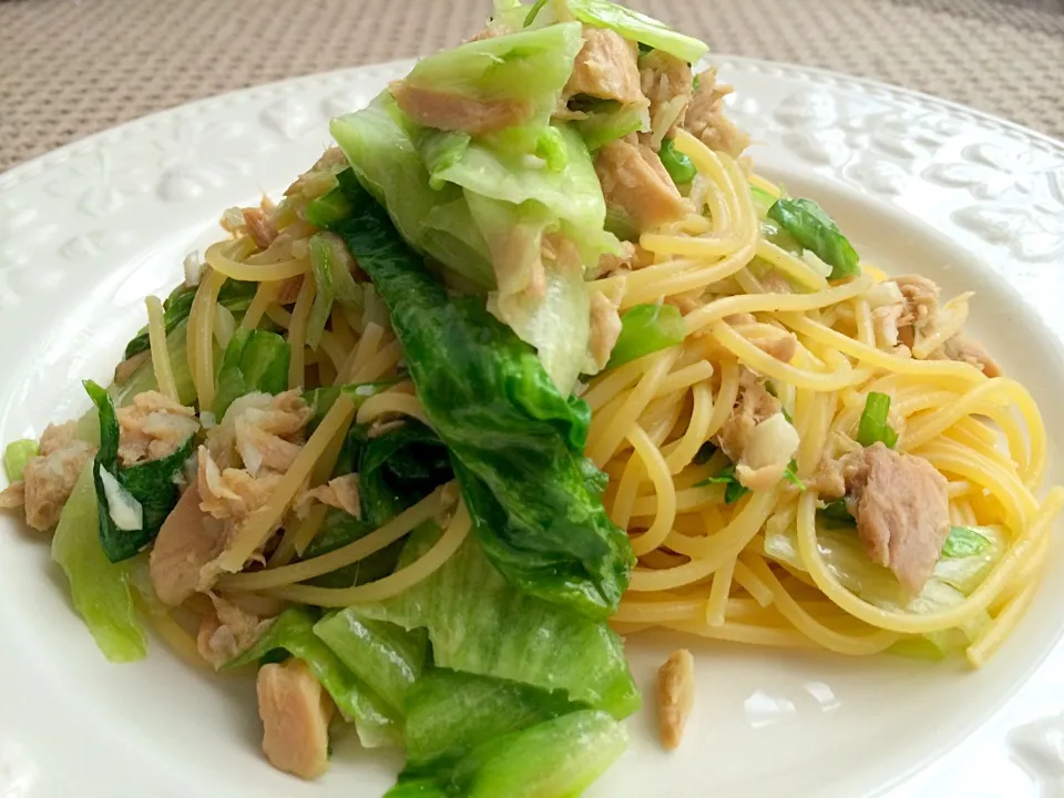 Lettuce and tuna pasta|Yumi  Furuyamaさん