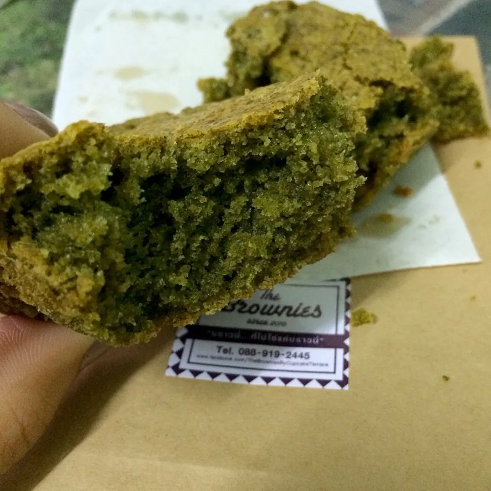 Snapdishの料理写真:Greentea Brownie|Sukiieさん