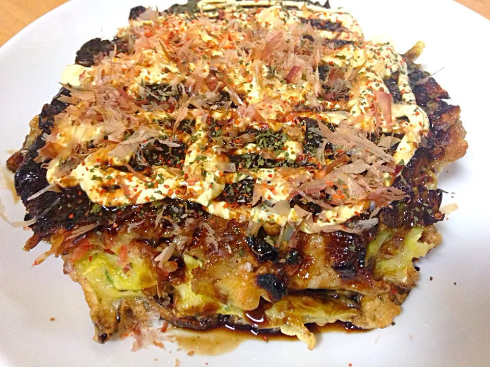 Snapdishの料理写真:Okonomiyaki|Morimoto X Tynさん