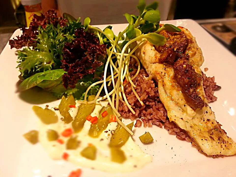 Red grouper roasted balsamic garlic stuffed|Alex Smooth @ Gourmet deli (Siam Paragon)さん