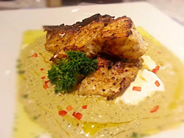 Red snapper with Basil cream sauce|Alex Smooth @ Gourmet deli (Siam Paragon)さん