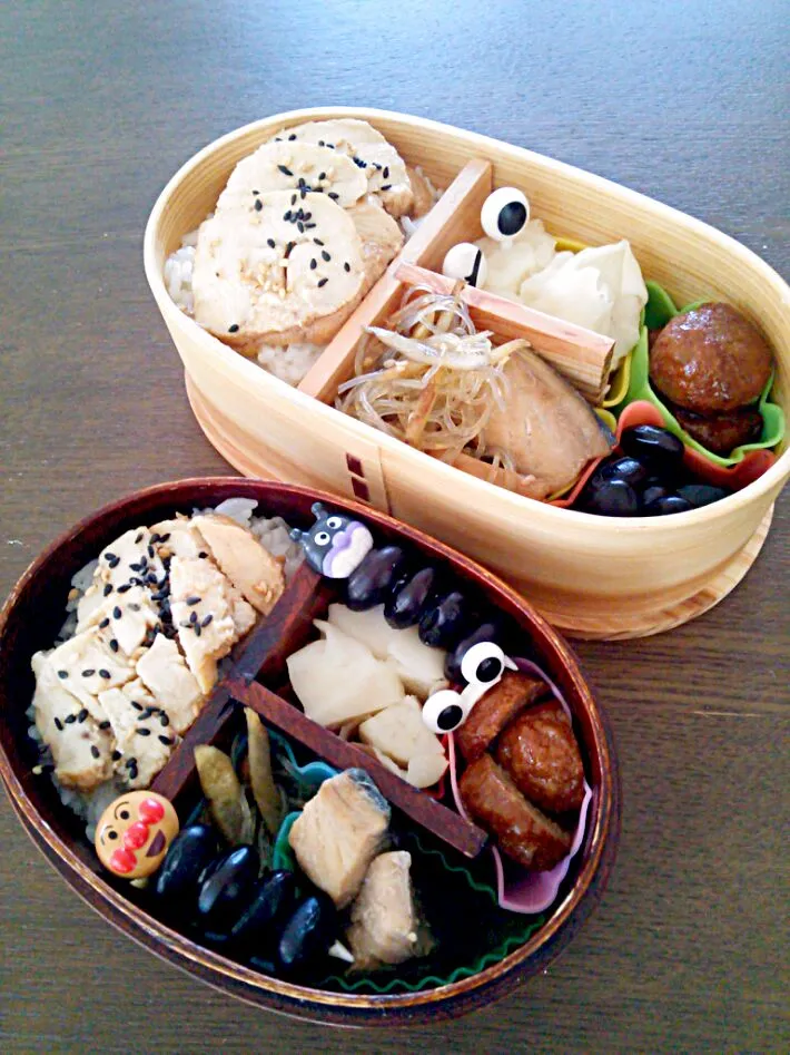 息子とパパのお弁当|みきさん