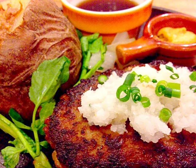 Hamburg Steak with Grated Raddish & Soy Sauce|Liezlさん