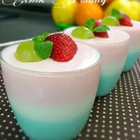 Snapdishの料理写真:Fruity Milk Puding