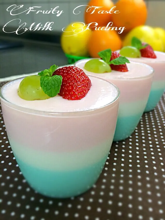 Fruity Milk Puding|pandaさん