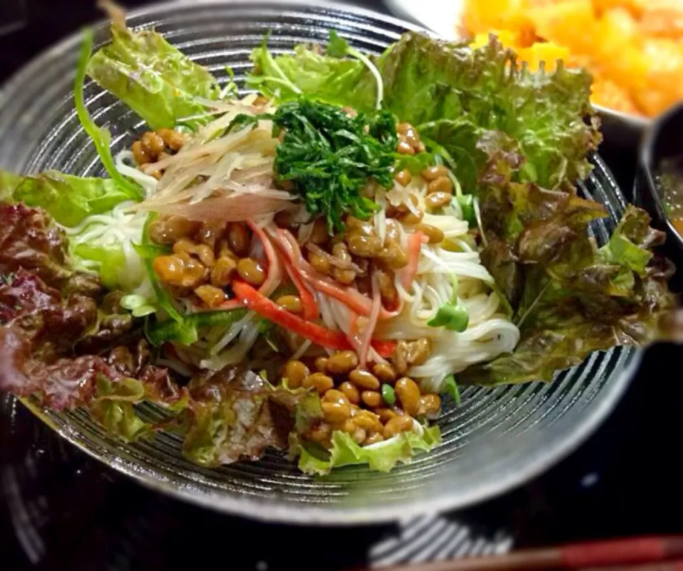 Snapdishの料理写真:ヘルシーさっぱり満腹素麺♡|なっぱさん