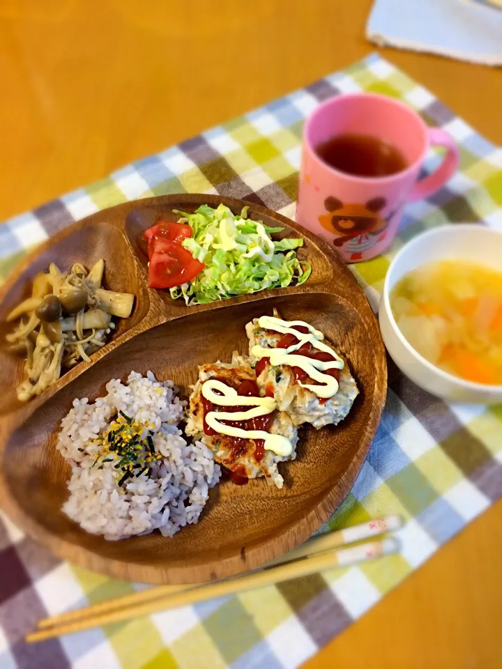 Snapdishの料理写真:夕飯プレート、子供用♪|☆マミ☆さん