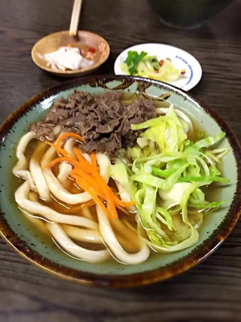 Snapdishの料理写真:吉田のうどん、肉うどん|KTさん