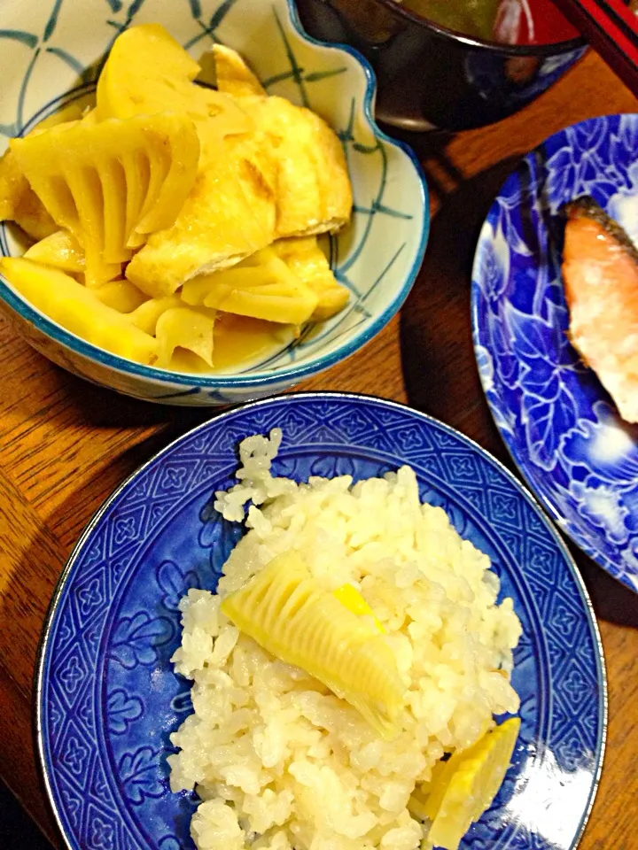 タケノコ尽くし🌸筍ご飯と厚揚煮💛|ひろみさん