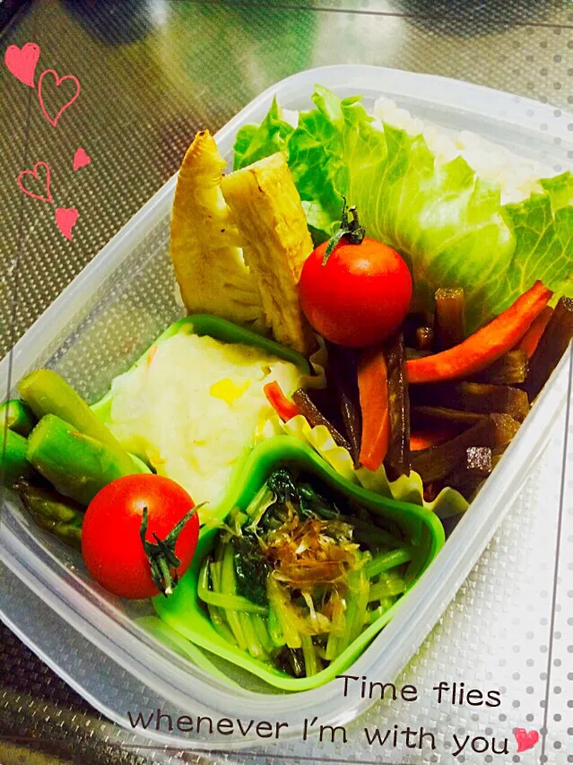 Snapdishの料理写真:4/22 お弁当|かいじゅう☆さん