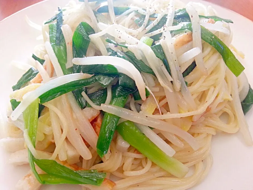 のんのんさんのスパゲティを中華麺に✨油そば|アヤクラさん