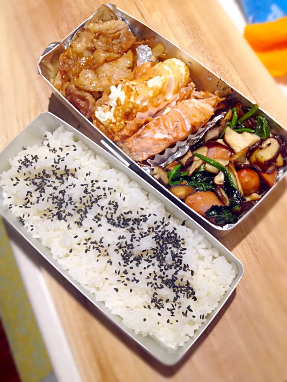 4.22 お魚、お肉弁当|あきえさん