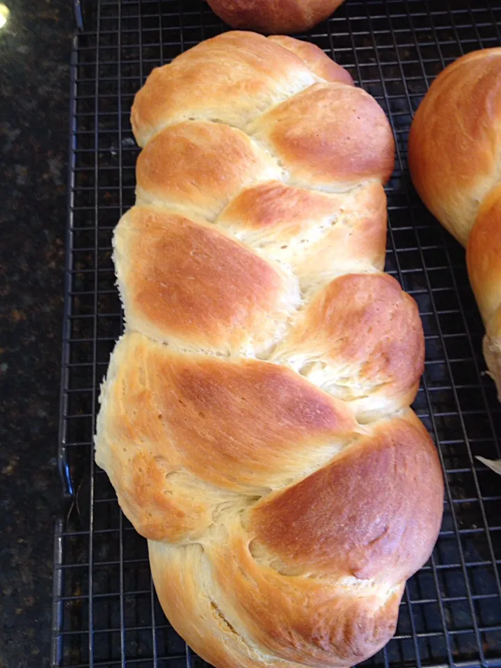 Snapdishの料理写真:Tsoureki--Greek Easter Bread|Diana Poulos McGrathさん