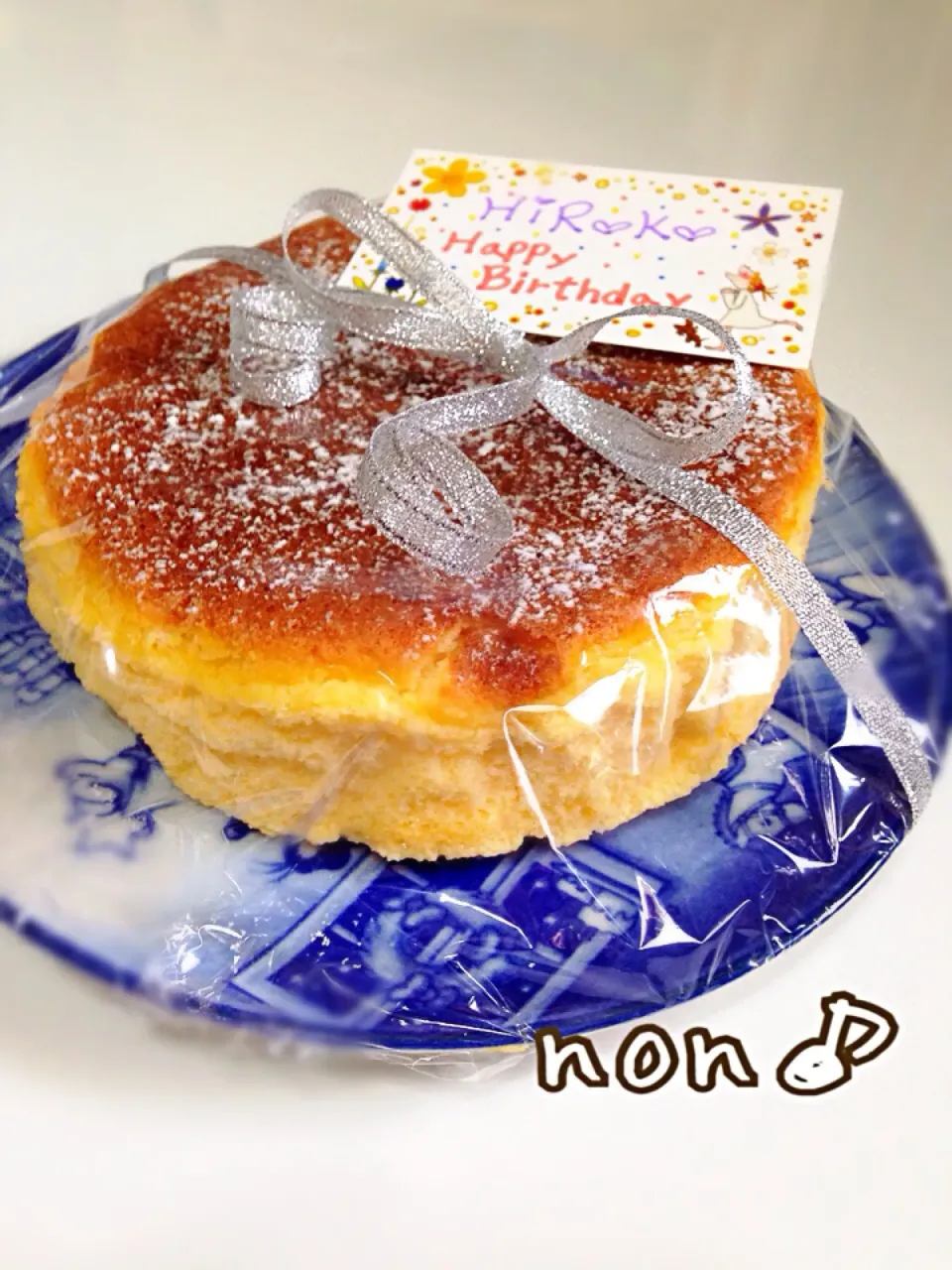 くららさんの材料3つで最強にしゅわしゅわのスフレチーズケーキ☆|nonさん