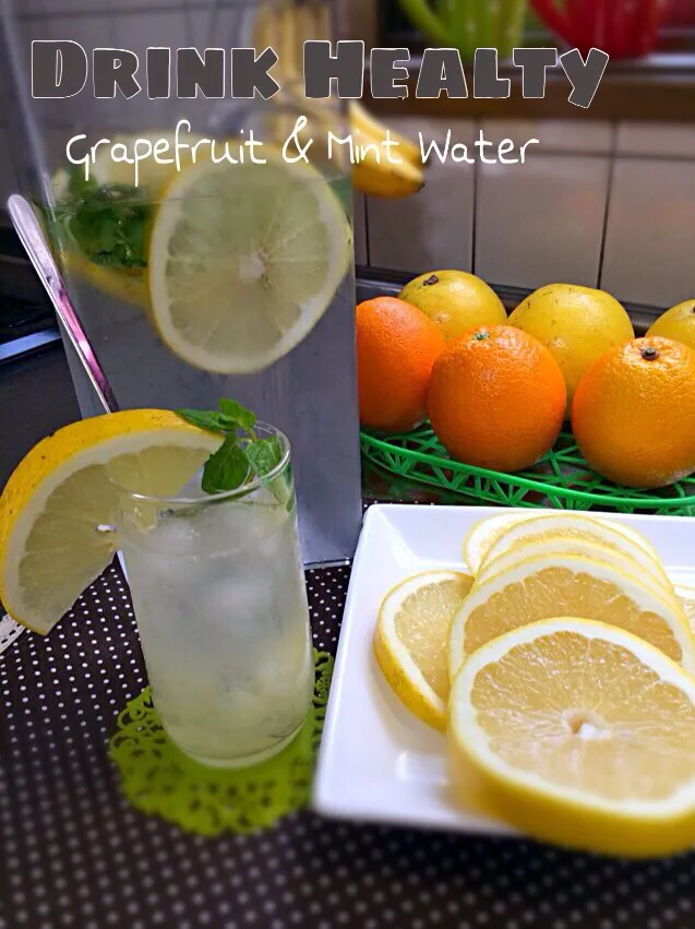 Grapefruit & Mint water|pandaさん