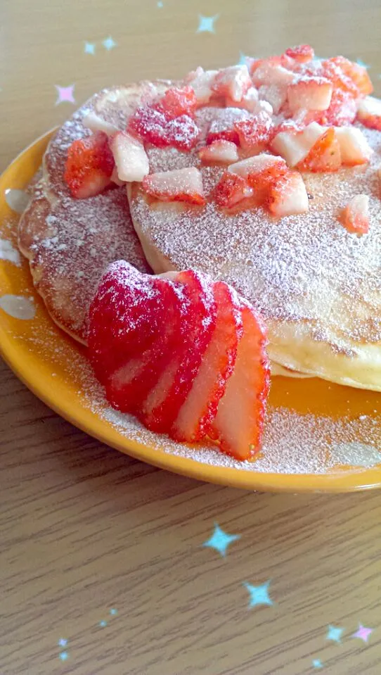 今日のおやつはホットケーキ(*´∀｀)|eriiiiさん