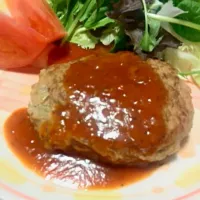 Snapdishの料理写真:ふわふわ豆腐ハンバーグ♪|はなさん