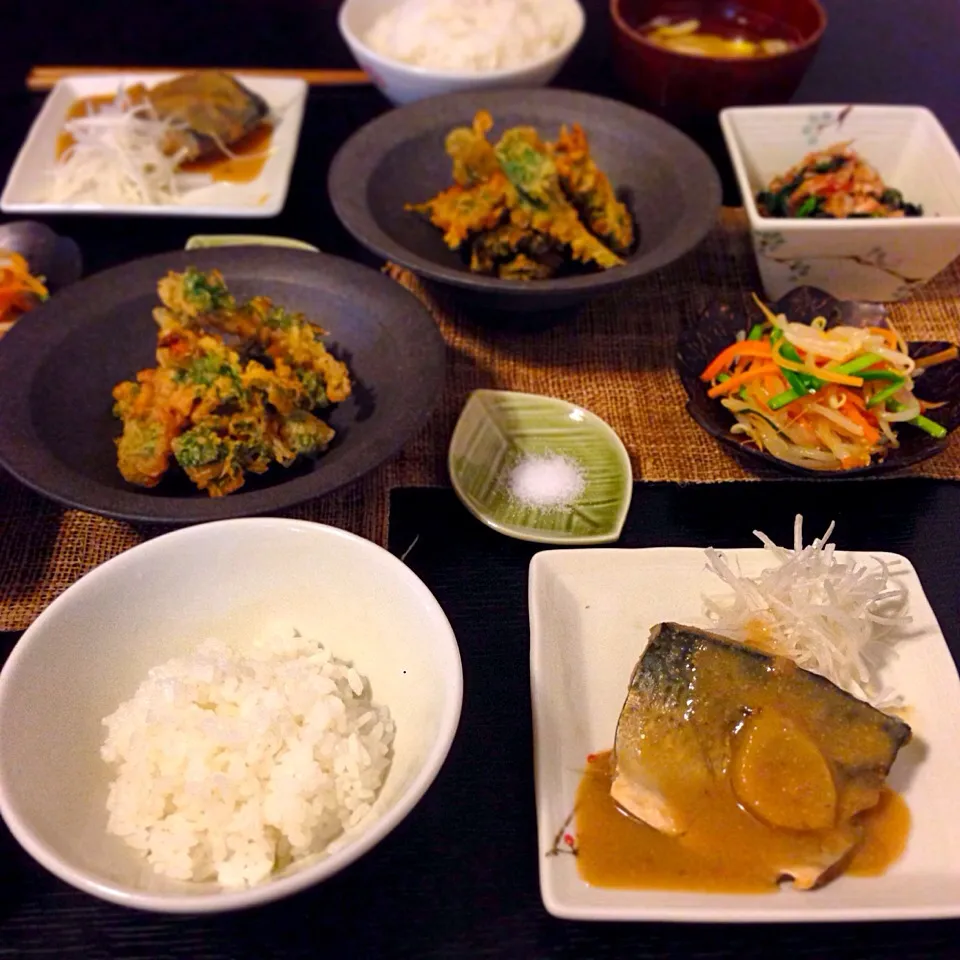 Snapdishの料理写真:夜ご飯  2014.4.21.|あいこ ⁎ˇ◡ˇ⁎さん