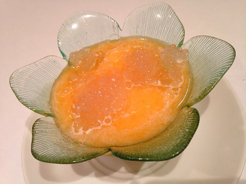 Sago pearl and cantaloupe over crushed ice|Obeoom Jumsai Na Ayudhyaさん