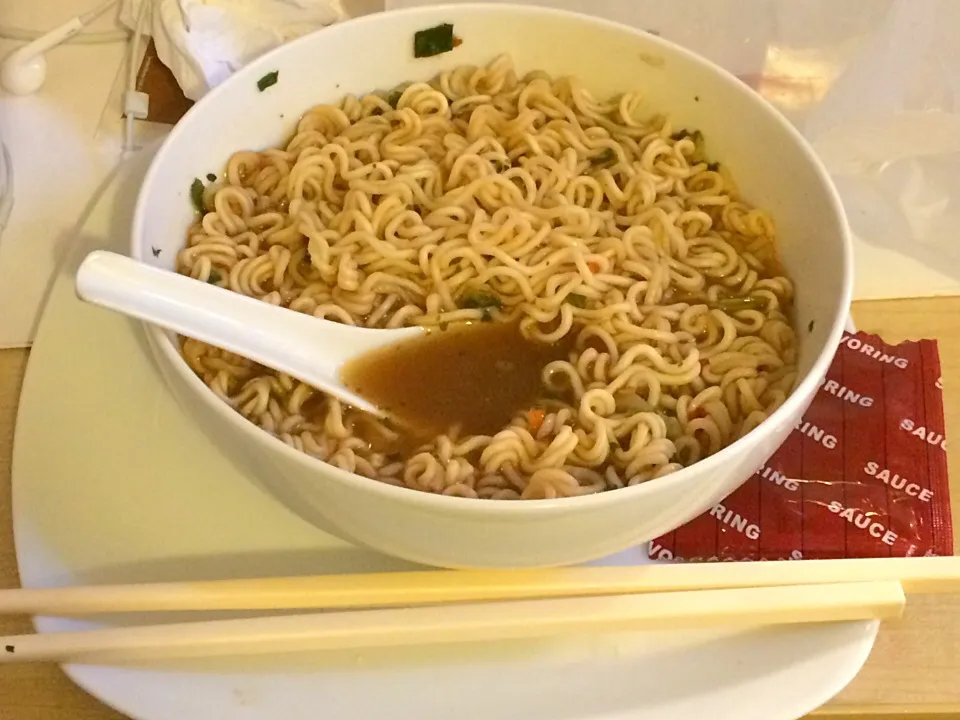 Unadulterated beef flavoured instant noodles - microwaved|Eviliseさん