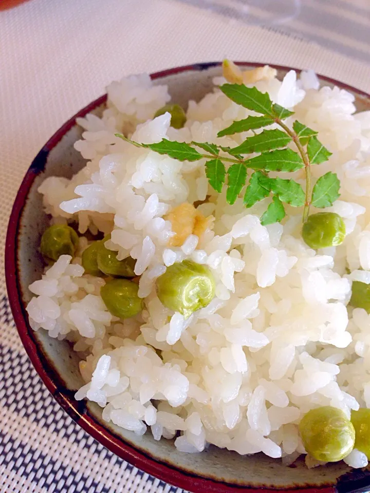 豆ご飯|ぴらこさん