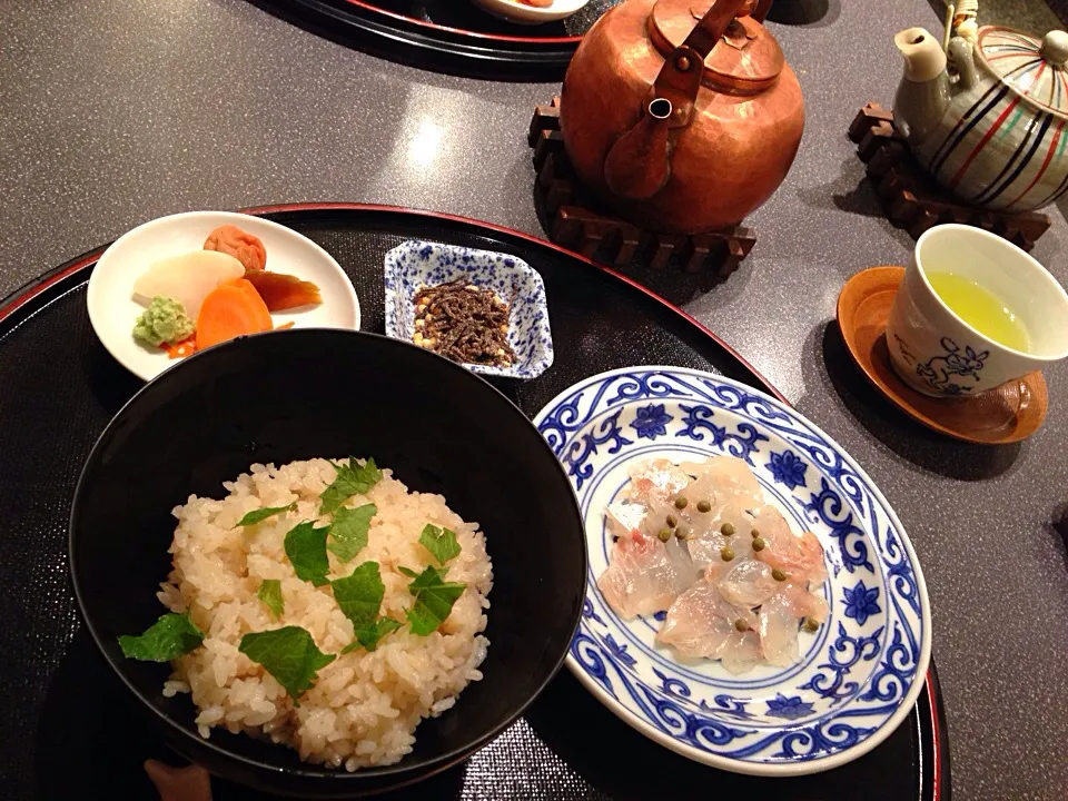鯛茶漬け懐石コース 鯛ごはん|kazunoriさん